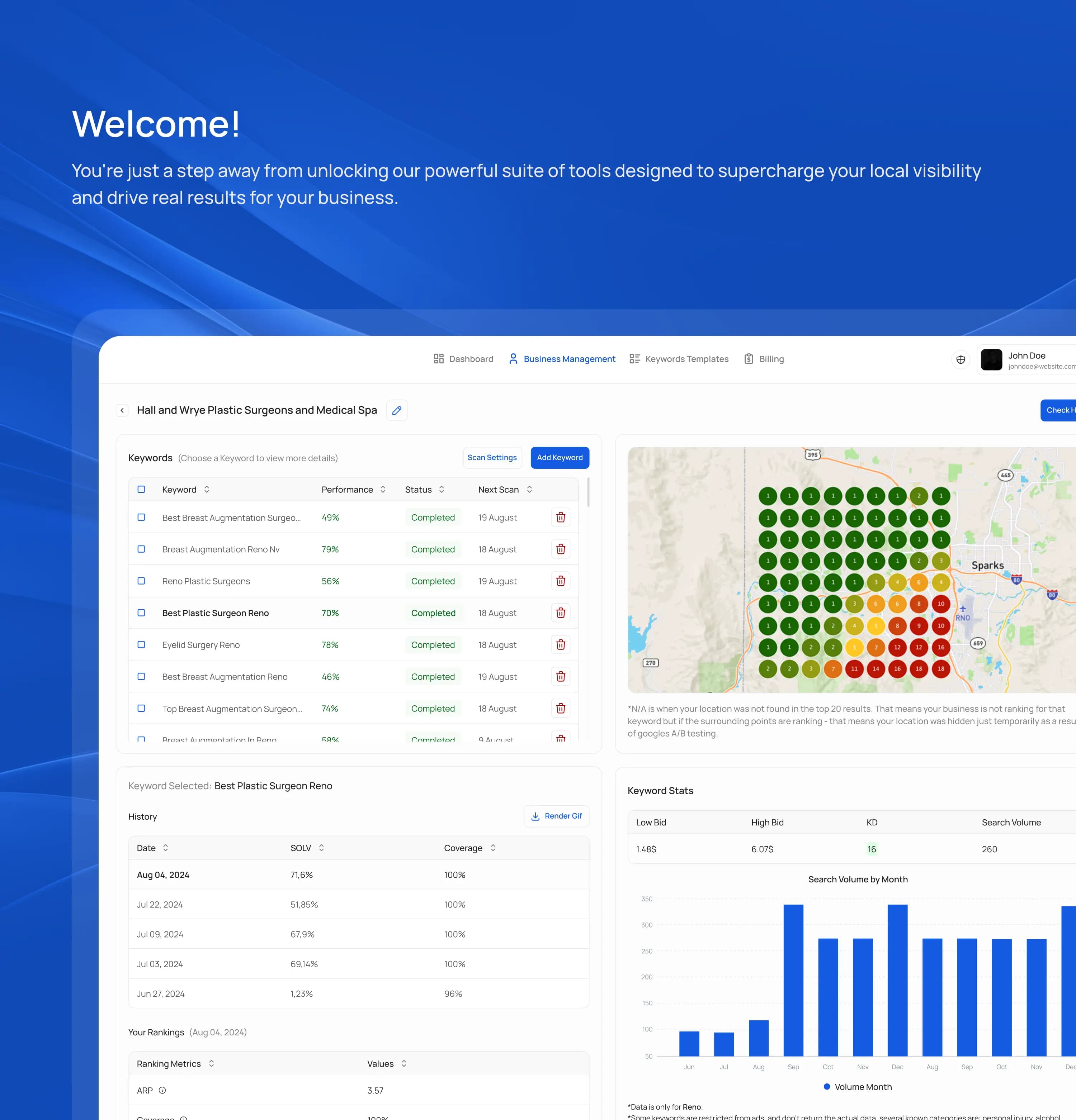 Google Local Listings - Beholder Agency sign in